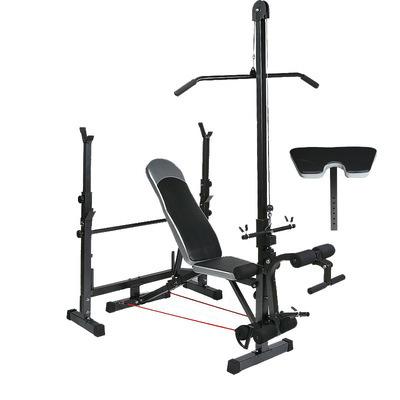 China Multi-functional Indoor Weightlifting Indoor Fitness Equipment Household Fitness Push Up Frame Barbell Half Power Horizontal Rack for sale