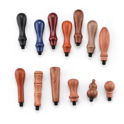 China Office Color Style Wax Seal Handle Wedding Wood Seal Handle for sale