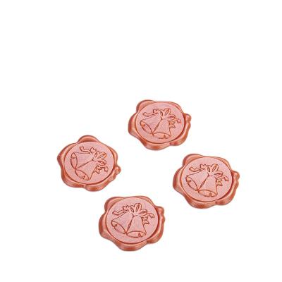 China Office Customized Design Gift Sealing Wax Stickers Christmas Wrap Invitation Gift Self Adhesive Wax Seal Sticker for sale