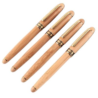 China office & School Pen Luxury Custom Bamboo Pens Personalized Wooden Bamboo Pens Laser Engraved Custom Logo Wholesale for sale