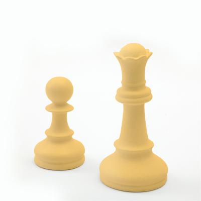 China Minimalist Roman Vintage Matte Ceramic Multicolor split international chess decor accessory for interior for sale