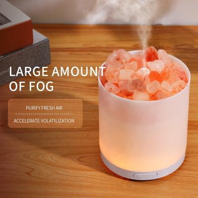 China Pure Himalayan Diffuser, 2-in-1 Salt and Essential Oil Synchronization Lamp Aromatherapy Ultrasonic Salt Lamp Diffuser, 220ml Tank Oil Diffuser for sale