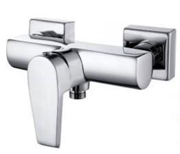 China Square Wall Mount Brass Bath Shower Mixer Taps , Single Handle Shower Faucet for sale