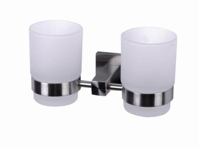 China Double Ring Wall Mounted Tumbler Holder Bathroom Hardware Collections for sale