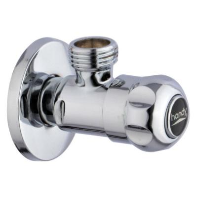 China Brass Angle Valve For Bathroom Fittings, One In and One Out G 1 / 2 