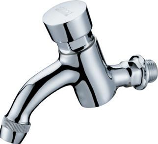 China Public Washroom Delay Action Basin Taps, Single Hole Wall Mounted, HN-7H07 for sale