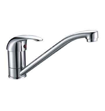 China Modern Single Lever Kitchen Tap Faucet Mixer , Hot And Cold water Tap for sale