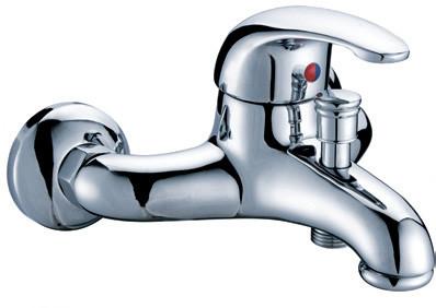 China Low Pressure Wall Mounted Bathtub Mixer Taps / Bathroom Mixer Faucet for sale