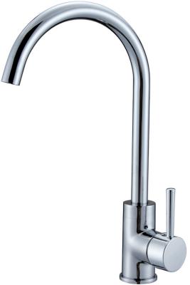 China High ARC Single Handle Kitchen Tap Faucet , Hot And Cold Water Mixer Tap for sale