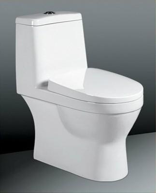 China Double Flush Siphonic One-Piece Toilet Sanitary Ware , Space Saving Toilets for sale