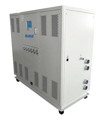 China 2 Inlets 2 Outlets HVAC Water Chiller Industrial 30HP 99.19-116.05KW/Hr for sale