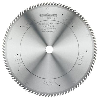 China 10-Inch 84T 100T 120T Eagle Plexiglass Saw Gold Cut Saw Blade Hole 25.4mm (please see below listing) for sale