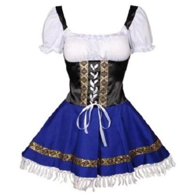 China Oktoberfest maiden Ecoparty Polyester Ladies Beer Maid Costume Gretchen German Fancy Dress Heidi for sale