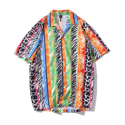 China Anti-wrinkle coldker men s printed Hawaii shirts 2021 brand Streetwear men s casual clothing for sale