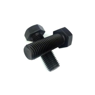 China High Strength External Hexagon Bolt Steel Oxidation Blackened Full Tooth for sale