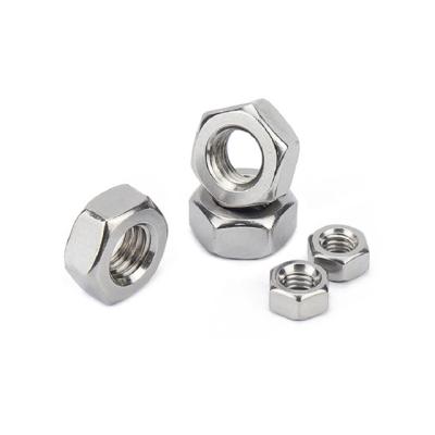 China DIN934 304 Heavy Industry Stainless Steel Hex Nuts for sale