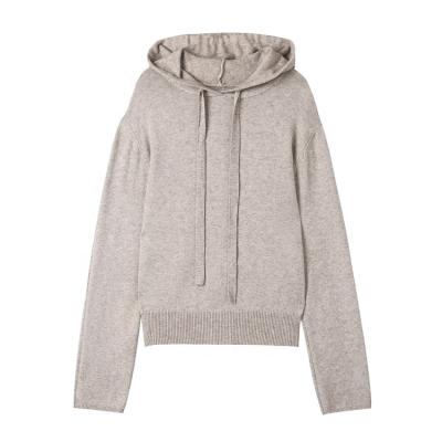 China Cotton Warm Sale Manufacturer Knitwear Anti-pilling Loose Women's Casual Pullover Sweater Hoodies Sweater for sale