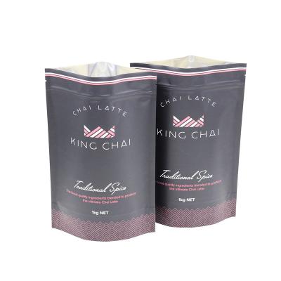 China Plastic Custom Barrier Food Packaging Bag For Chai Latte for sale