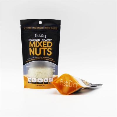 China Moisture Proof Small Size Snack Food Packaging Transparent Biodegradable Bags For Mixed Nuts for sale