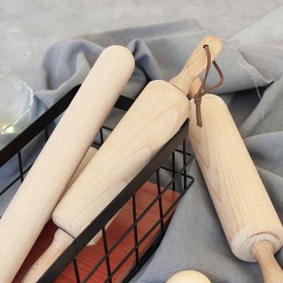 China Kitchen Utensil Tool Pastry Pizza Dough Rolling Pin Wooden Rolling Pin for Baking for sale