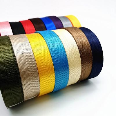 China High Tenacity High Quality Nylon Strap Fishbone Pattern Backpack Strap Fastening Bag Belt Sewing Accessories for sale