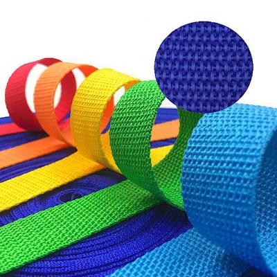 China High Tenacity 25mm PP Woven Webbing Plain Webbing Tape Polypropylene Tape By Cheap Running Webbing For Bags for sale