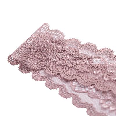 China Polyester elastic Spandex wholesale embroidery fabric wholesale low price low price nylon lace for sale