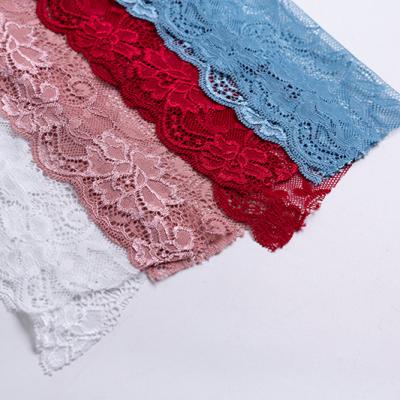 China French elastic flower lace fabric for wedding for sale