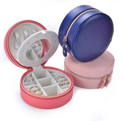 China Representation for Custom Logo Ring Box Small Travel Jewelry Box New Products Jewelry and Earrings Necklaces Jewelry Box Organizer Display Storage Case for sale