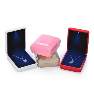 China Fashion / Eco - Friendly Ready To Ship New Product Plastic Led Pendant Jewelry Display Box In Stock for sale