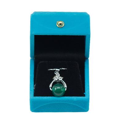 China Show for Popular Top Grade Ring Valentine's Day Gift Case Atrovirens Pendant Jewelry Box for sale