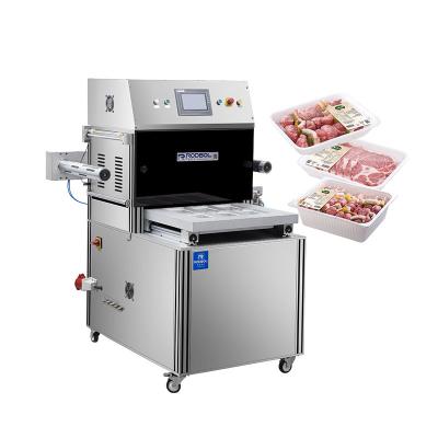 China RDL480P Food Vacuum Chicken Packing Sealing Machine CARD Food Tray Sealing Machine for sale