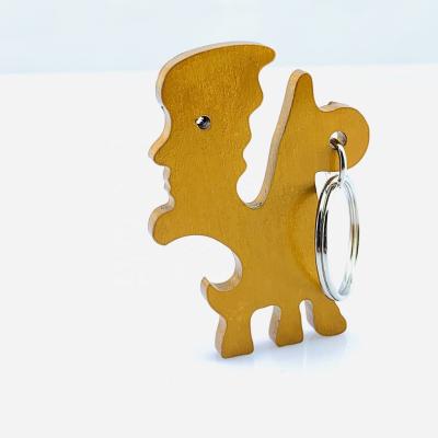 China Animal Corkscrew Customized Personality, Innovative Key Chain Bottle Opener Decoration Beer Bottle Opener for sale