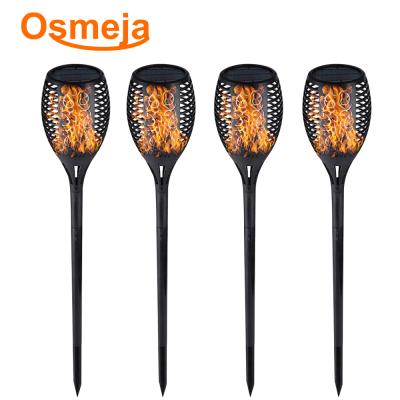 China LANDSCAPE Led Flame Flickering Torch Solar Garden Lights Outdoor Landscape Decoration Lawn Light for sale