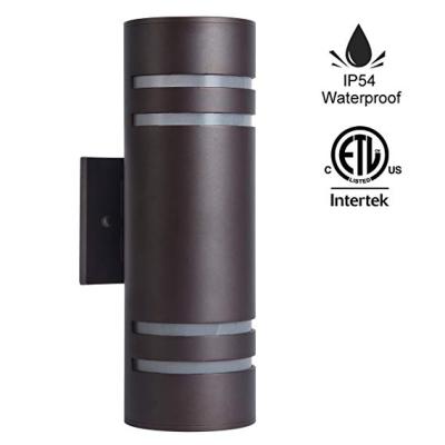 China Other Outdoor Cylinder Wall Light Led Black Metal Outdoor Lighting Wall Mounted Lamp for sale