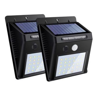 China IP65 Waterproof Garden Motion Sensor Wall Light 20 LED Solar Sensor Wall Lights For Outdoor Wall for sale