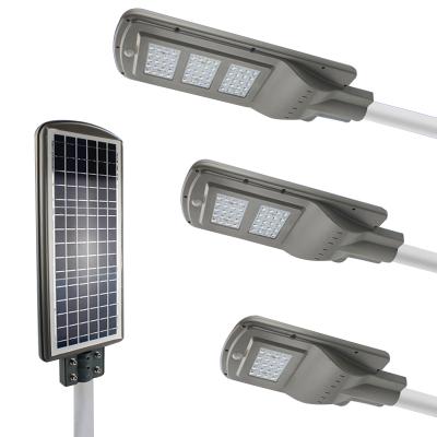 China NO ROAD 20W 40W 60W Solar Snow Use Street Road Poles Integrated Lighting LED Lights for sale