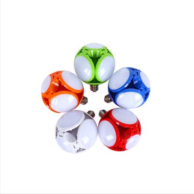 China Colorful Led Football Retractable Spherical Light Bulb Lamp Modern Foldable Light Bulb for sale