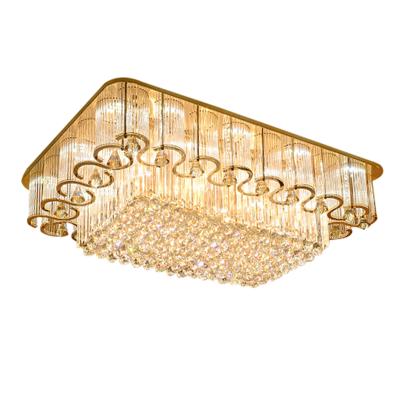 China Modern Crystal Chandelier Modern Crystal Ceiling Lamp Led Lighting Crystal Led Ceiling Light for sale