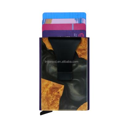 China High Quality Cheap Wholesale Custom RFID Mens Money Clip Wallet, Credit Card Holder for sale