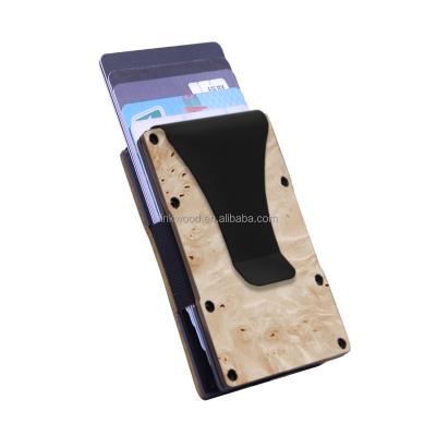 China New RFID Anti-thief Card Case Mini Wallet Security Rfid Aluminum Box Credit Card Holder for sale