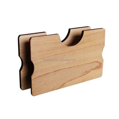 China RFID Promotional Wooden Card Holder Multiple Wallet for sale