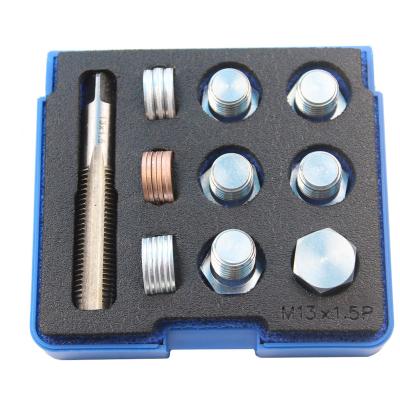 China Thread Repair M13 x 1.25 to M22 x 1.5mm (pitch) Tap & Oil Drain Plug Screws Repair Bolt Select M13 M15 M17 M20 M22 Auto repair tools for sale