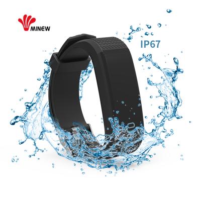 China RTLS Solution Tamper Resistant Beacon Wheat Social Distancing Bracelet Wristband For People Tracking for sale