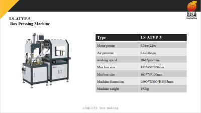 China 0.5kw/220v automatische Stijve de Juwelensmartphone van de Doos Dringende Machine Te koop