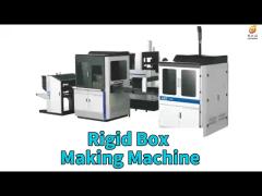 Multifunctional Automatic Rigid Box Making Machine 25pcs/min Anti - Leaking