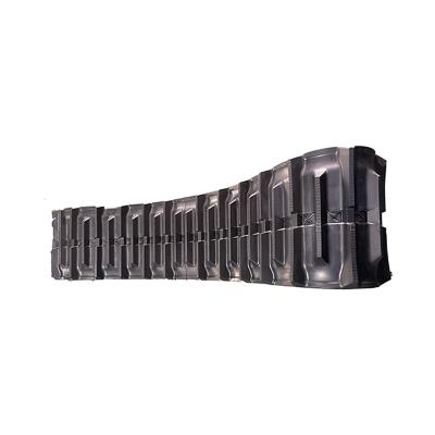 China Combine Harvester Low Price Heavy Force Excavator Machinery Part Crawler Rubber Track for sale