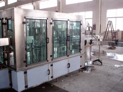 China PLC Control Water Production Line , 15000BPH Plastic Bottle Monoblock Filling Machine for sale