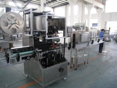 China Adjusted Automatic Shrink Labeling Machine With PLC Control Stainless Steel for sale