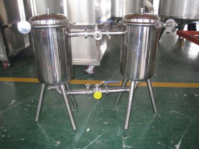 China Stainless Steel Beverage Processing Equipment 200 Mesh Double Filter for Bottle Juice for sale